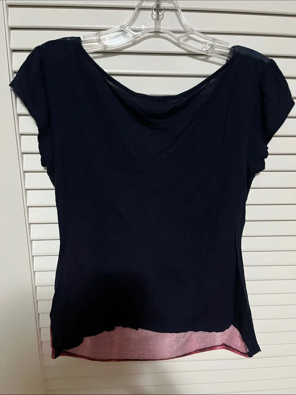 VENUS Red, White & Blue Star Stripe V-Neck Tee - Picture 3 of 11